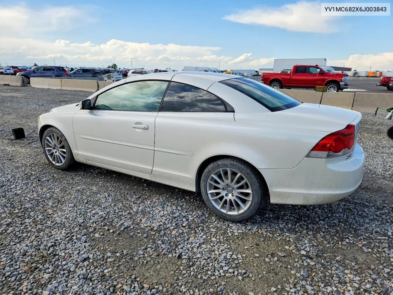 2006 Volvo C70 T5 VIN: YV1MC682X6J003843 Lot: 55642866