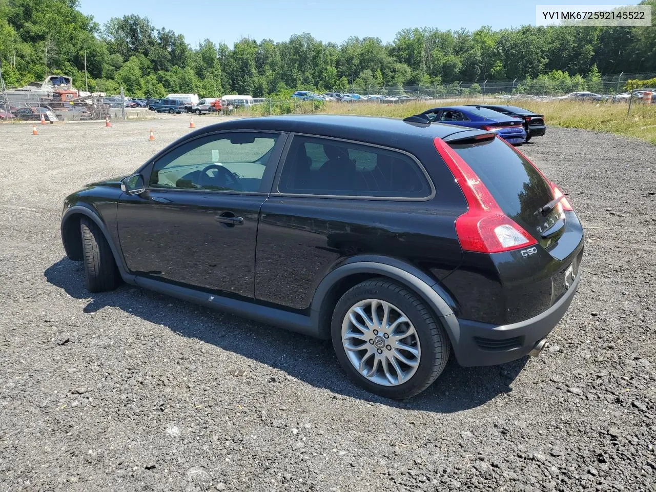 2009 Volvo C30 T5 VIN: YV1MK672592145522 Lot: 61649134