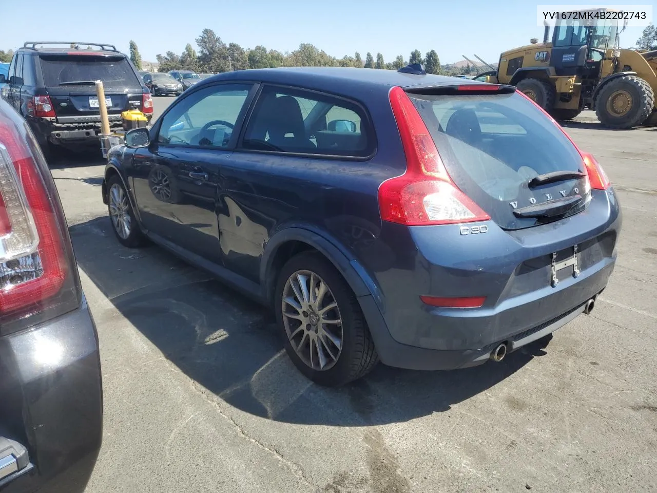 2011 Volvo C30 T5 VIN: YV1672MK4B2202743 Lot: 72643924