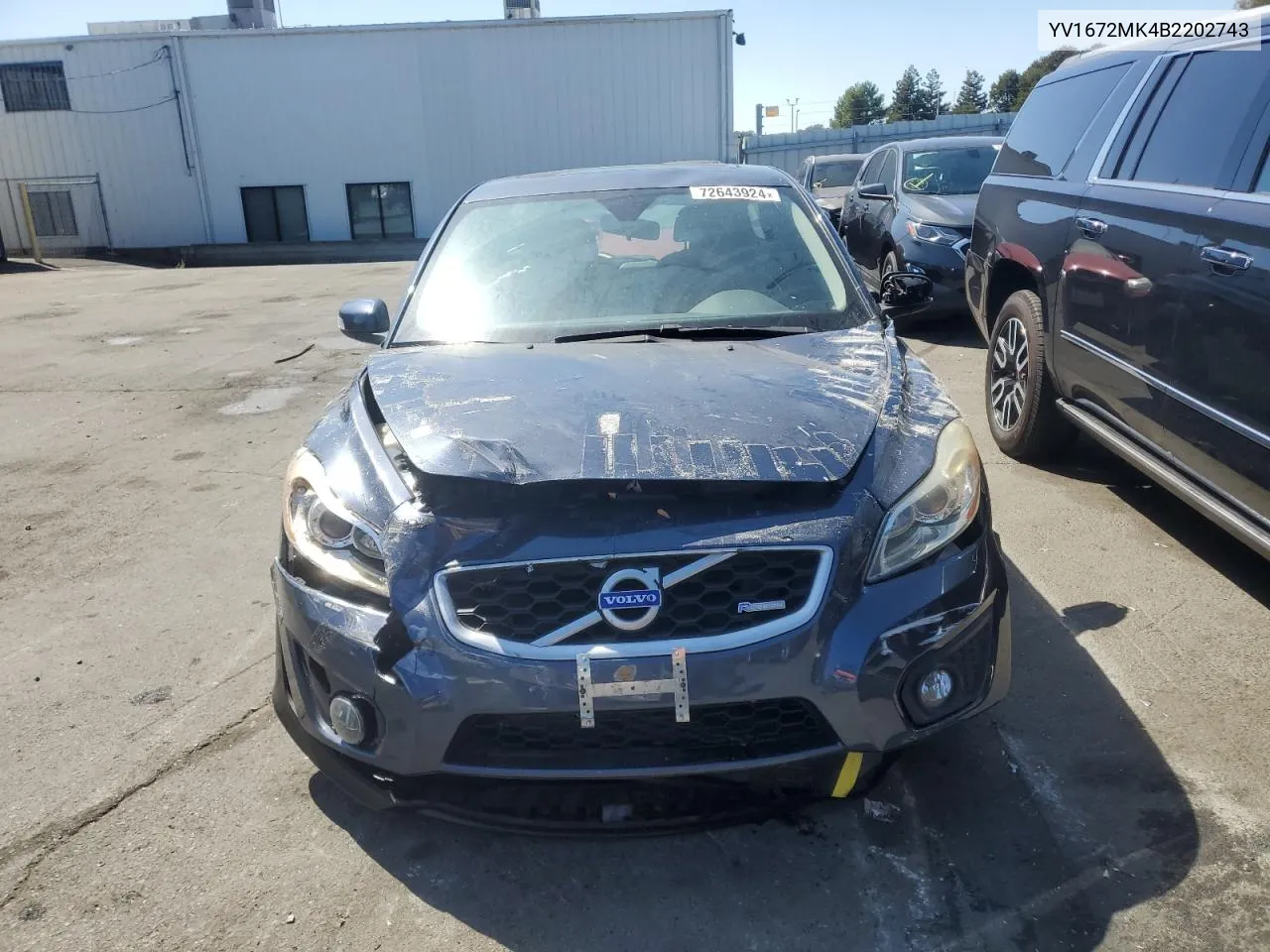 YV1672MK4B2202743 2011 Volvo C30 T5