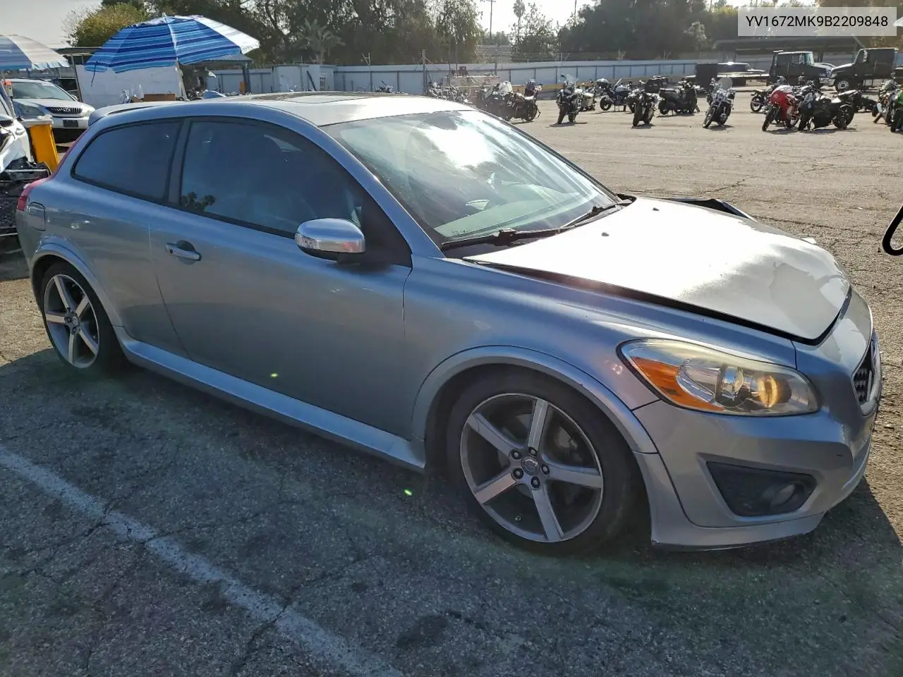 YV1672MK9B2209848 2011 Volvo C30 T5