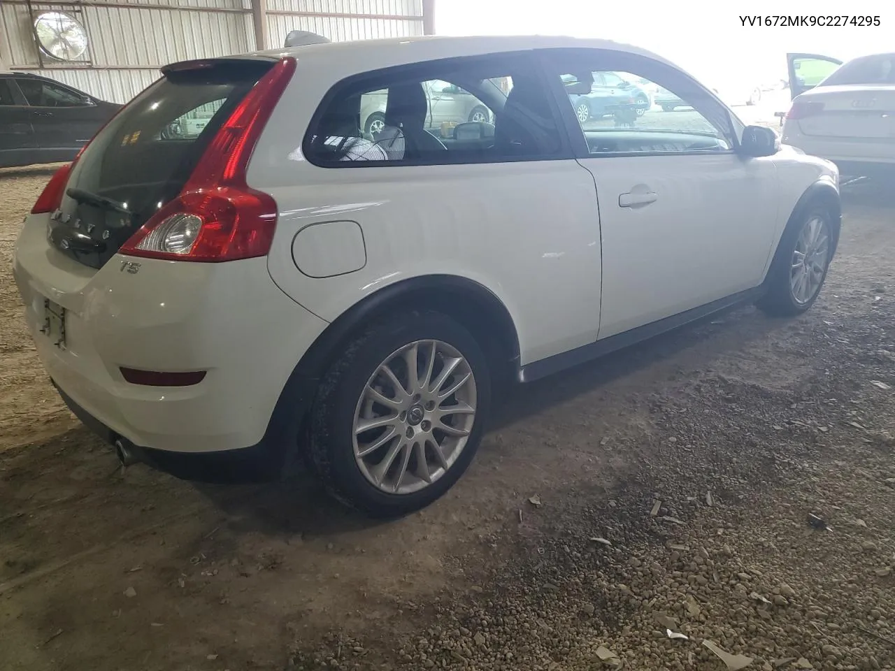 2012 Volvo C30 T5 VIN: YV1672MK9C2274295 Lot: 63988564