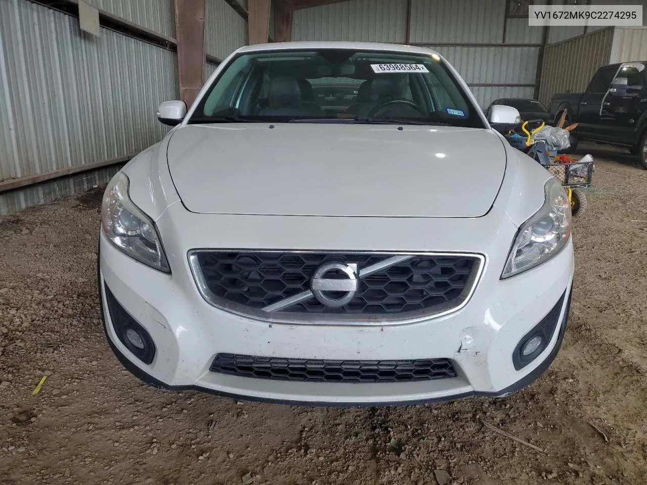 2012 Volvo C30 T5 VIN: YV1672MK9C2274295 Lot: 63988564