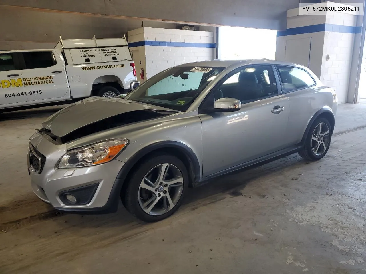 2013 Volvo C30 T5 VIN: YV1672MK0D2305211 Lot: 68610584