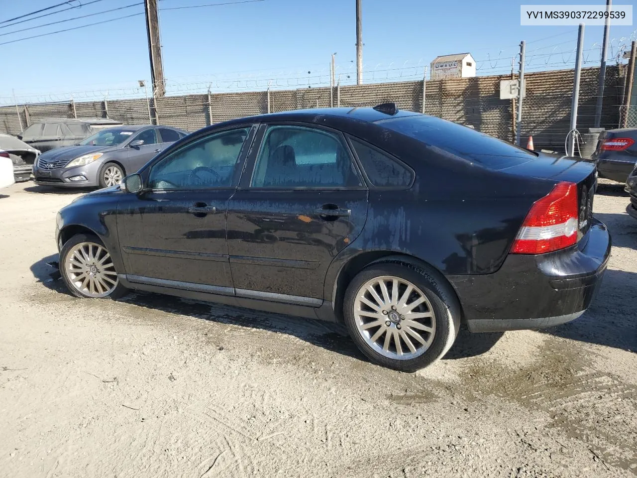 2007 Volvo S40 2.4I VIN: YV1MS390372299539 Lot: 88788065