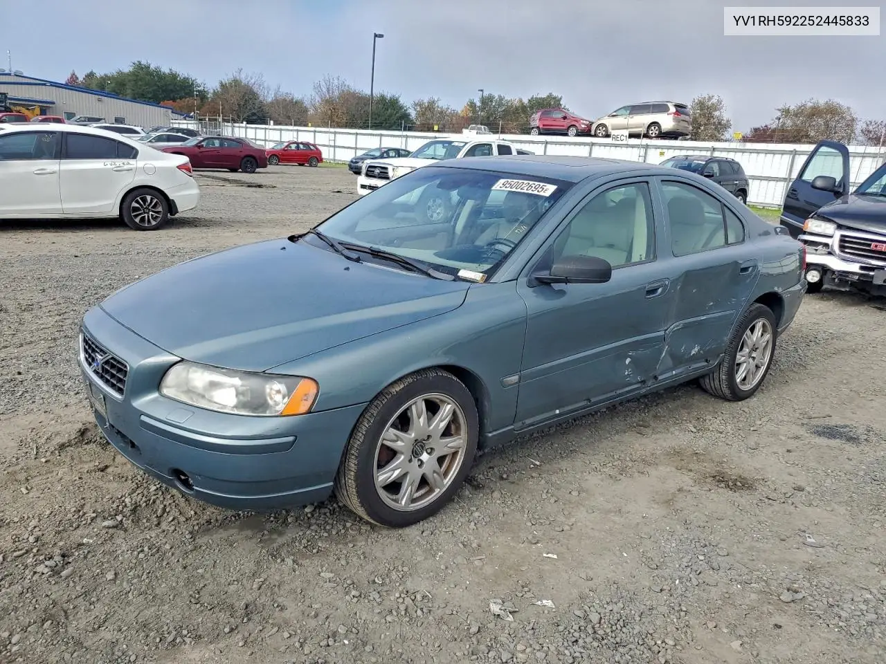 YV1RH592252445833 2005 Volvo S60 2.5T