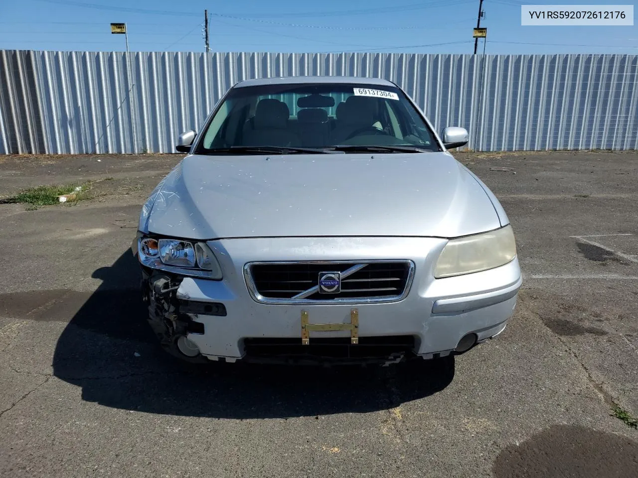 YV1RS592072612176 2007 Volvo S60 2.5T