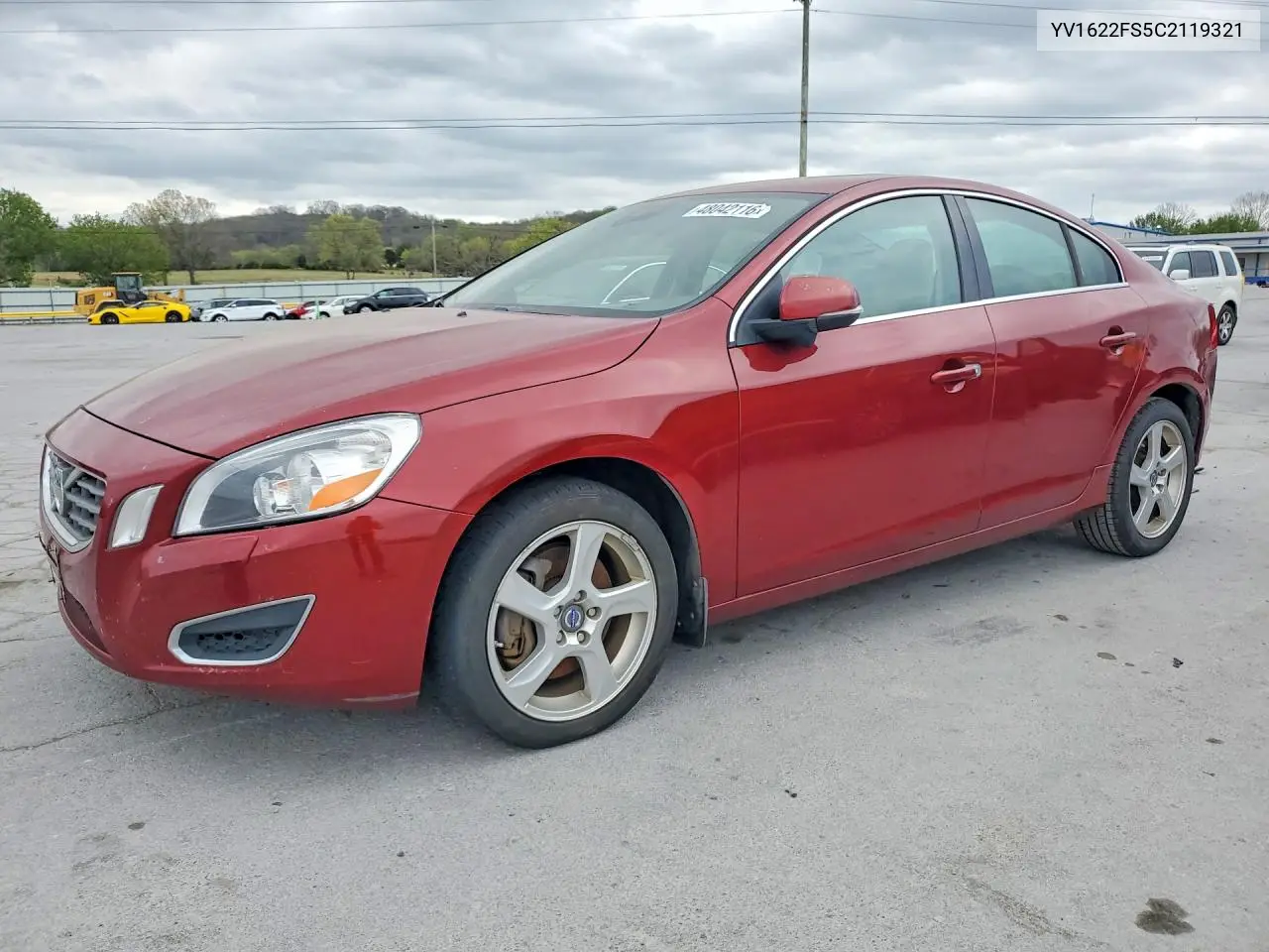 YV1622FS5C2119321 2012 Volvo S60 T5