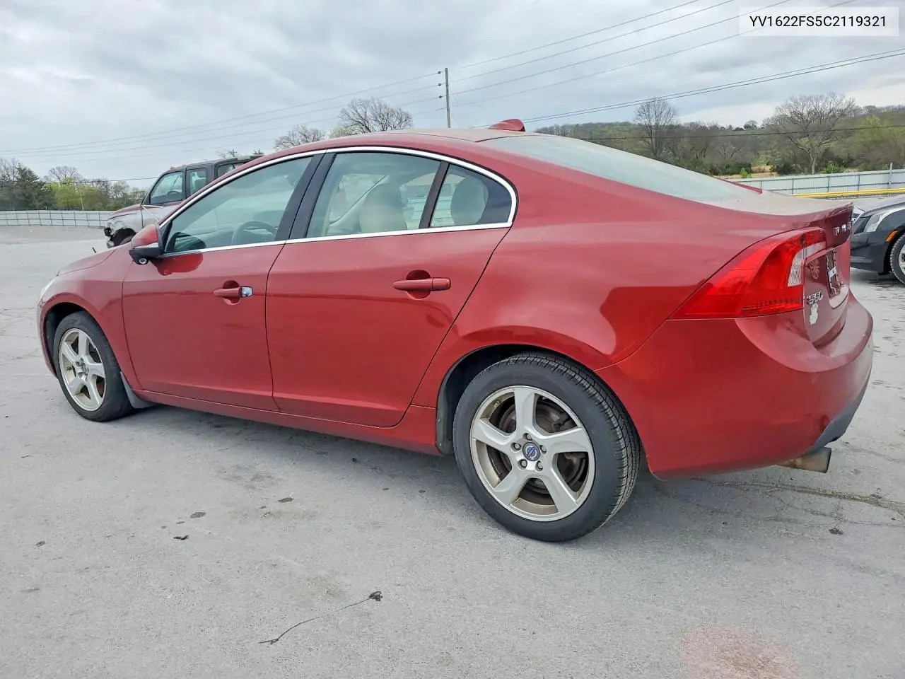 YV1622FS5C2119321 2012 Volvo S60 T5
