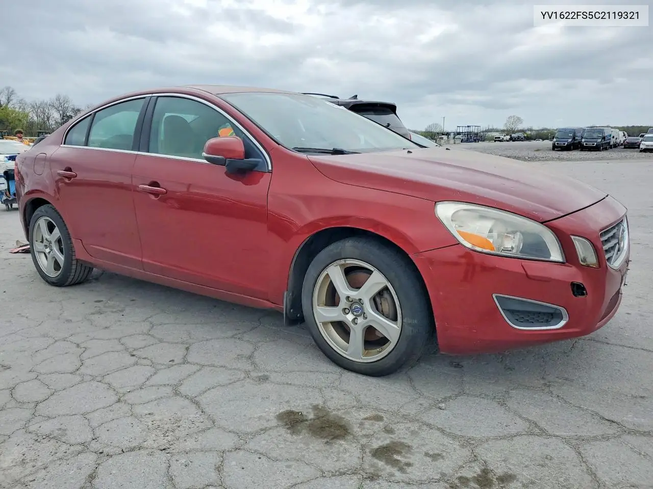 YV1622FS5C2119321 2012 Volvo S60 T5