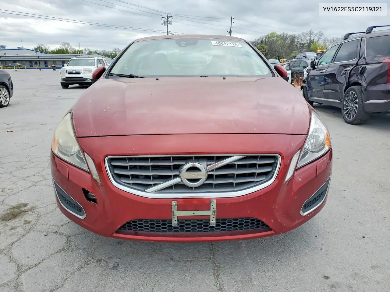 YV1622FS5C2119321 2012 Volvo S60 T5