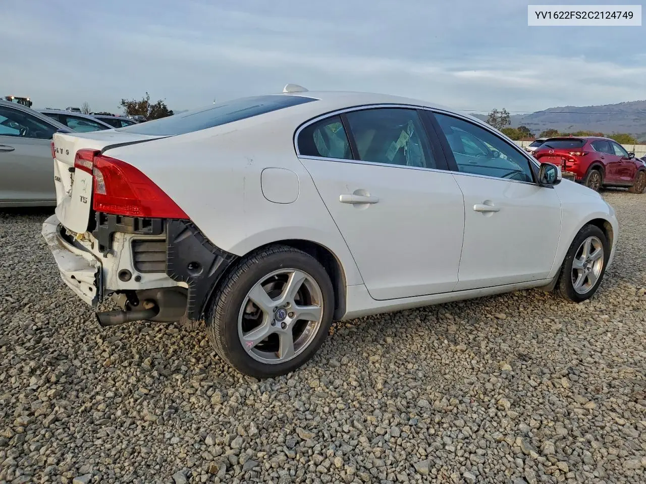 YV1622FS2C2124749 2012 Volvo S60 T5