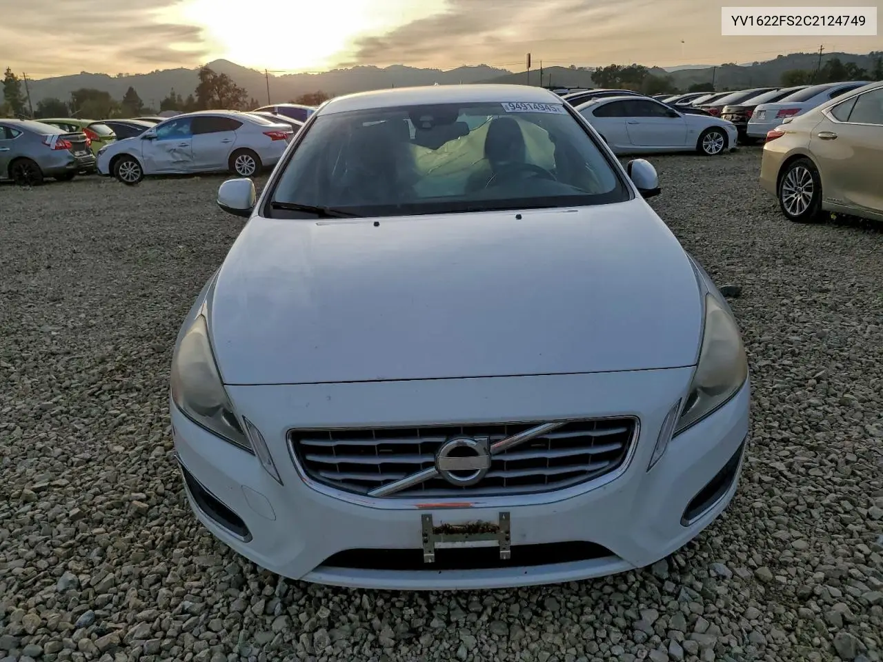 YV1622FS2C2124749 2012 Volvo S60 T5