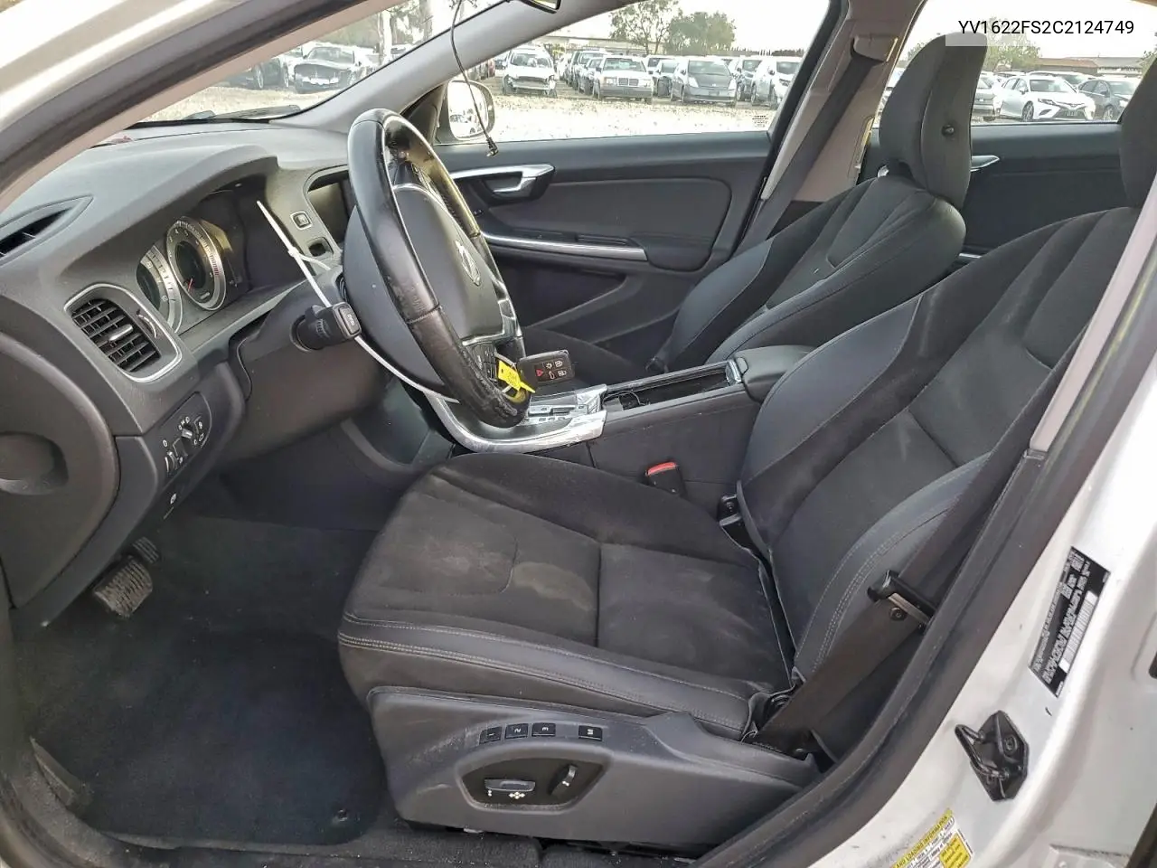 YV1622FS2C2124749 2012 Volvo S60 T5