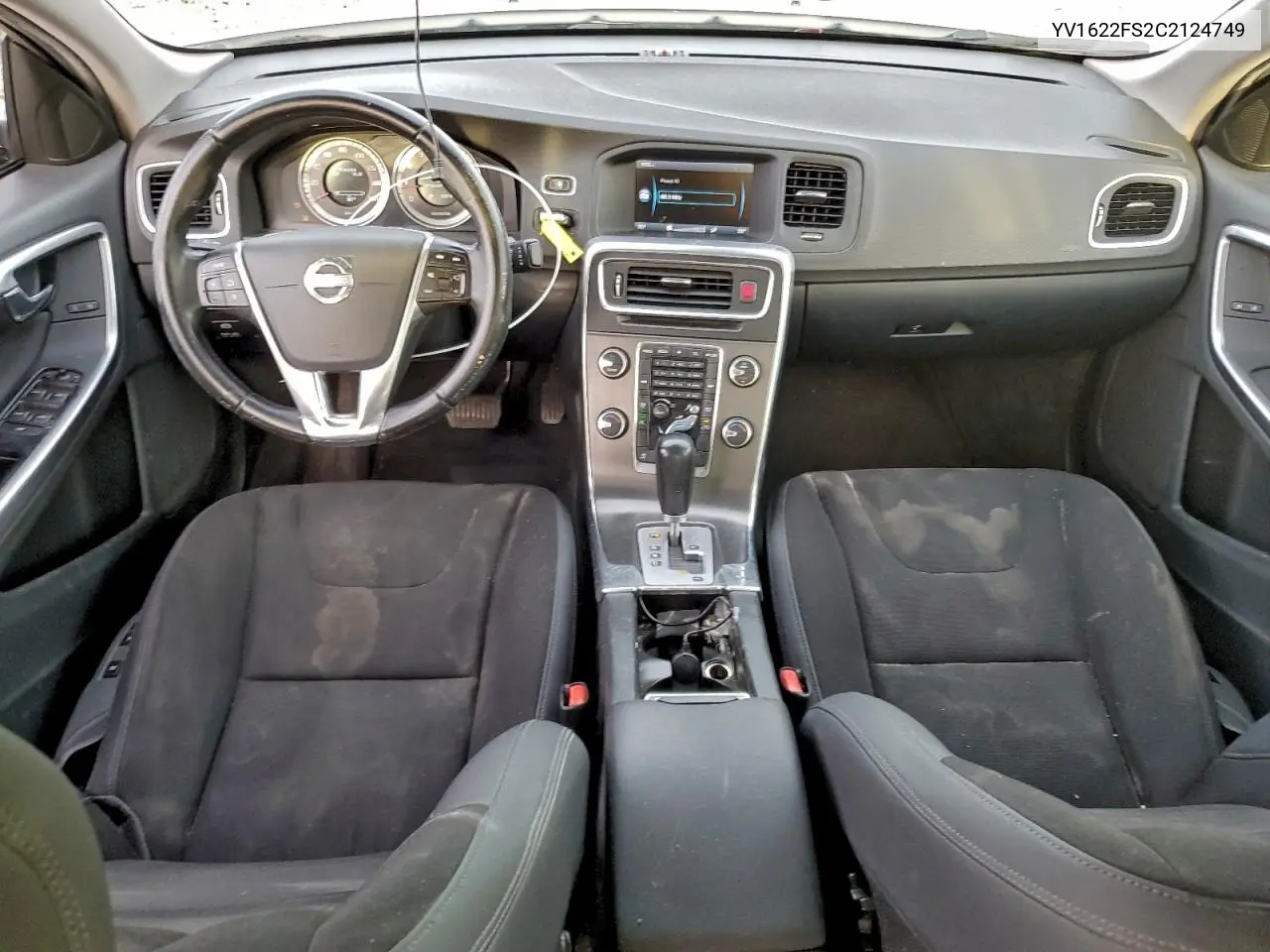 YV1622FS2C2124749 2012 Volvo S60 T5
