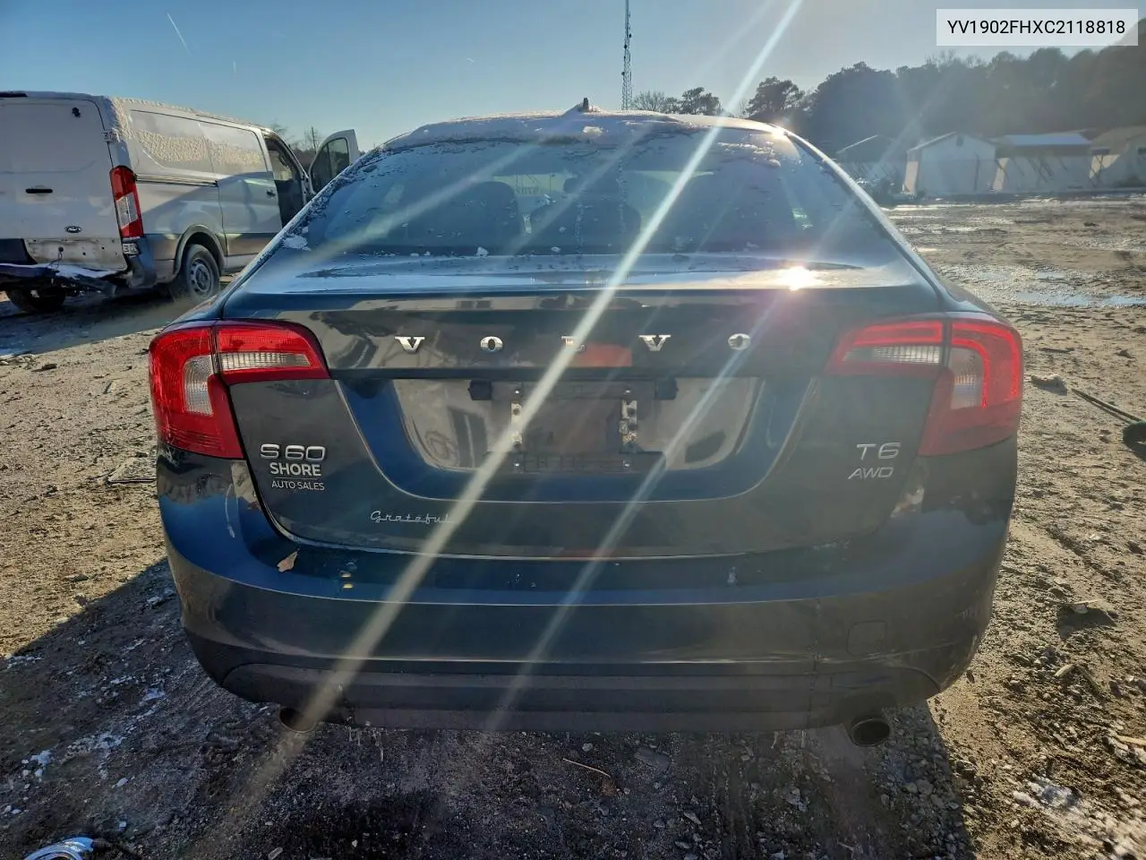 YV1902FHXC2118818 2012 Volvo S60 T6
