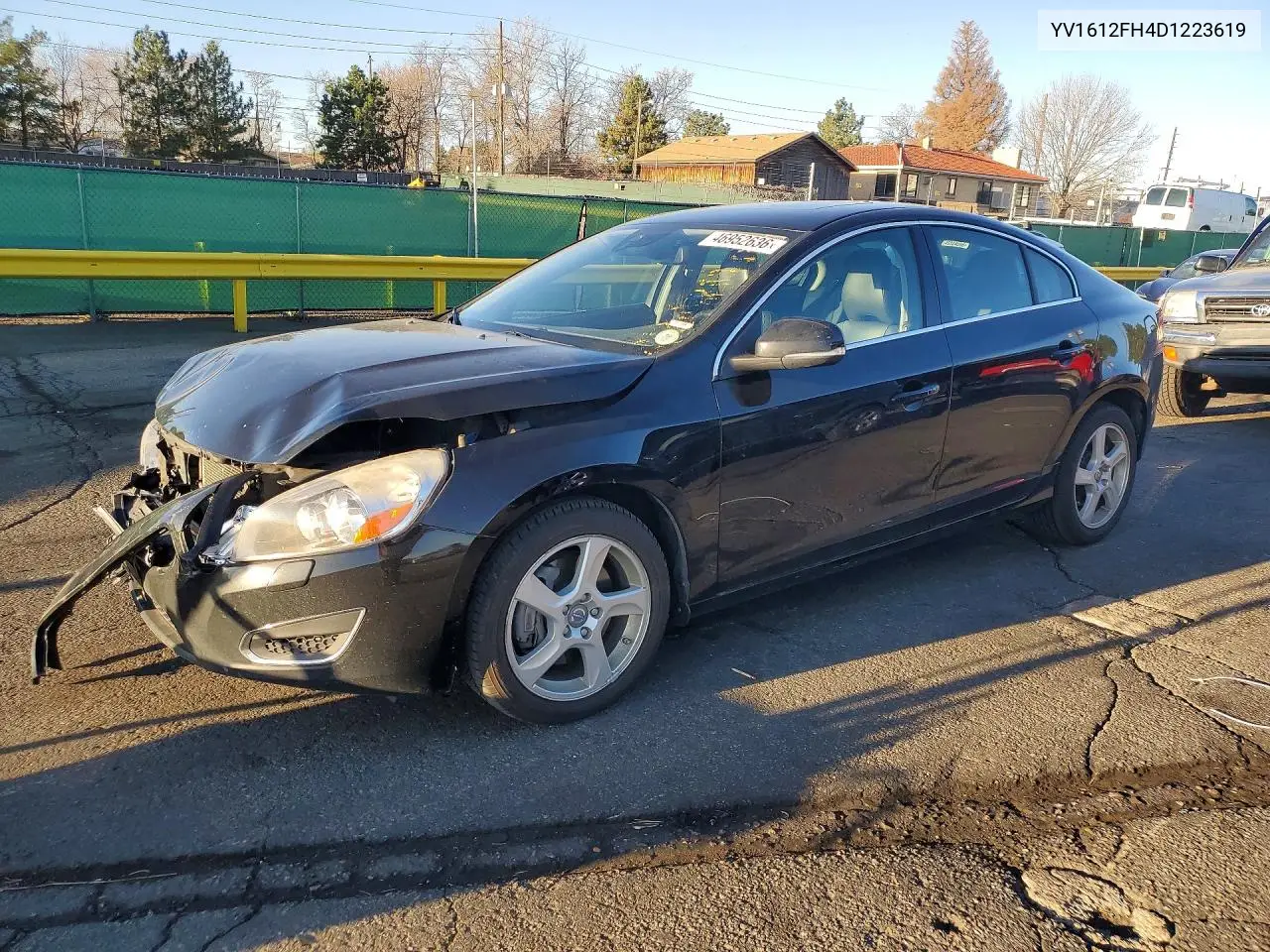 2013 Volvo S60 T5 VIN: YV1612FH4D1223619 Lot: 46952636