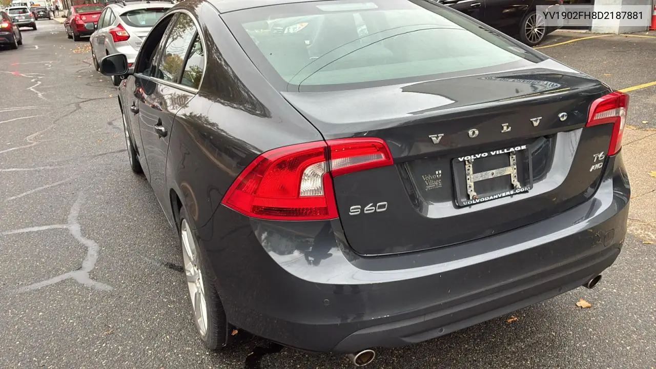 YV1902FH8D2187881 2013 Volvo S60 T6