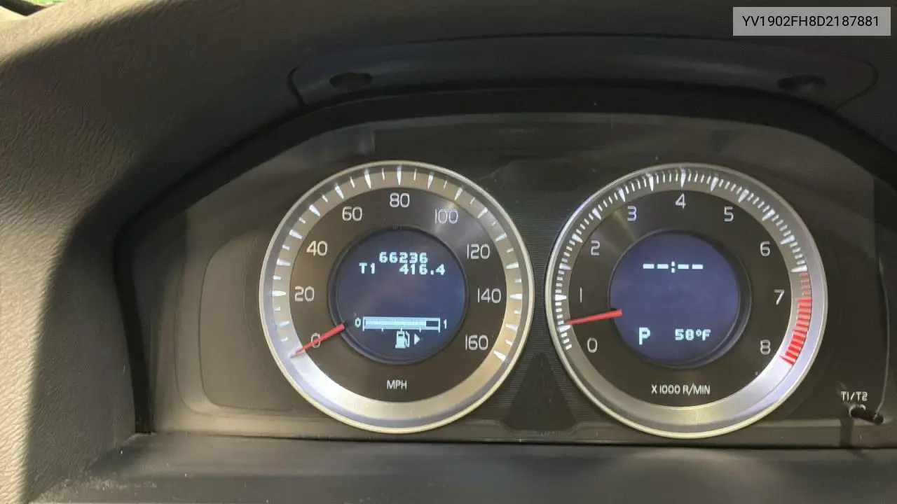 YV1902FH8D2187881 2013 Volvo S60 T6
