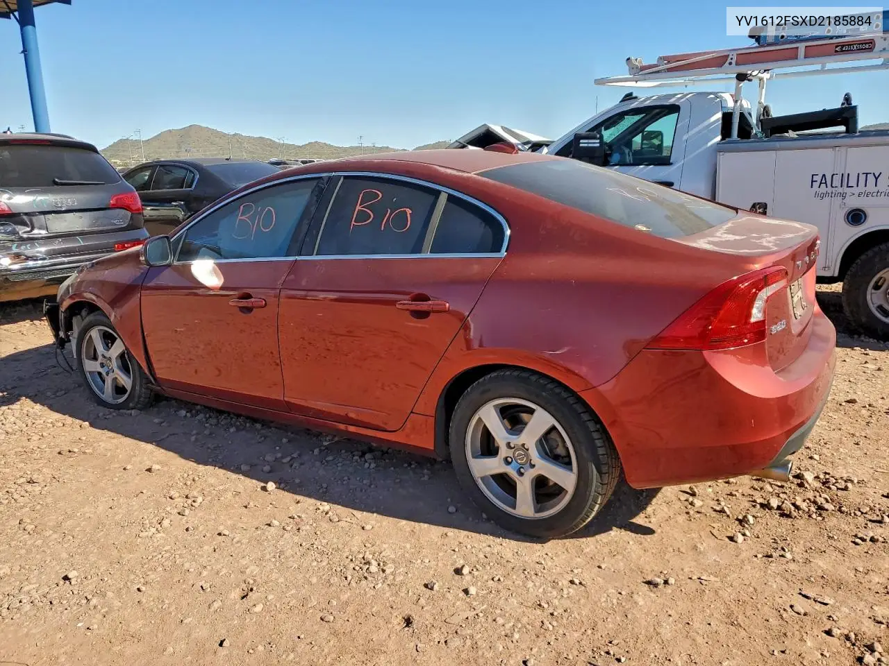 YV1612FSXD2185884 2013 Volvo S60 T5