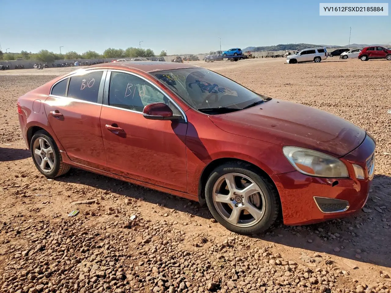 YV1612FSXD2185884 2013 Volvo S60 T5