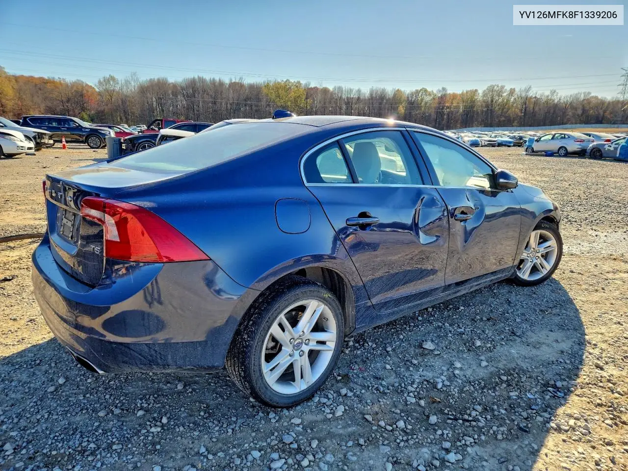 YV126MFK8F1339206 2015 Volvo S60 Premier