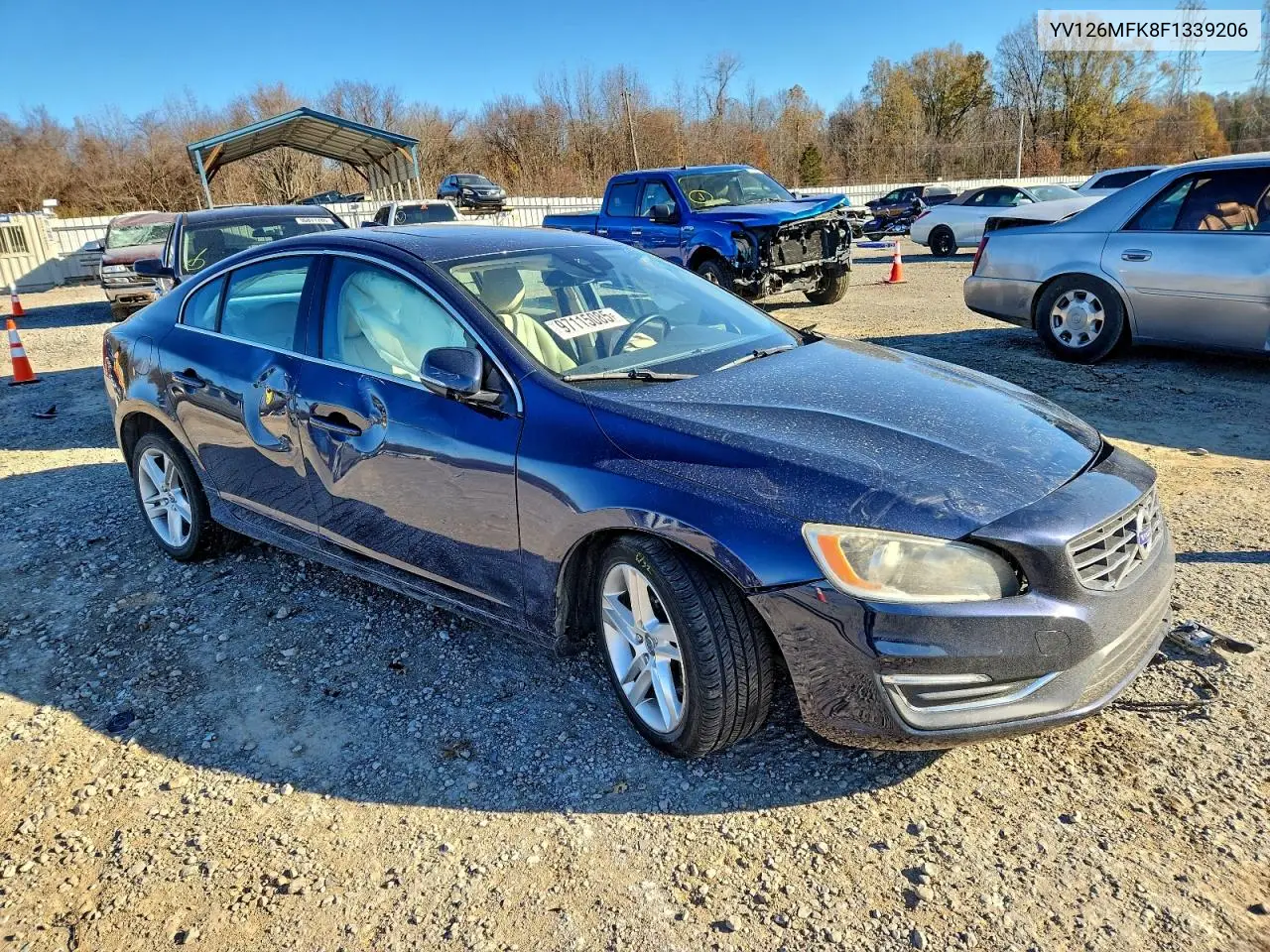 YV126MFK8F1339206 2015 Volvo S60 Premier