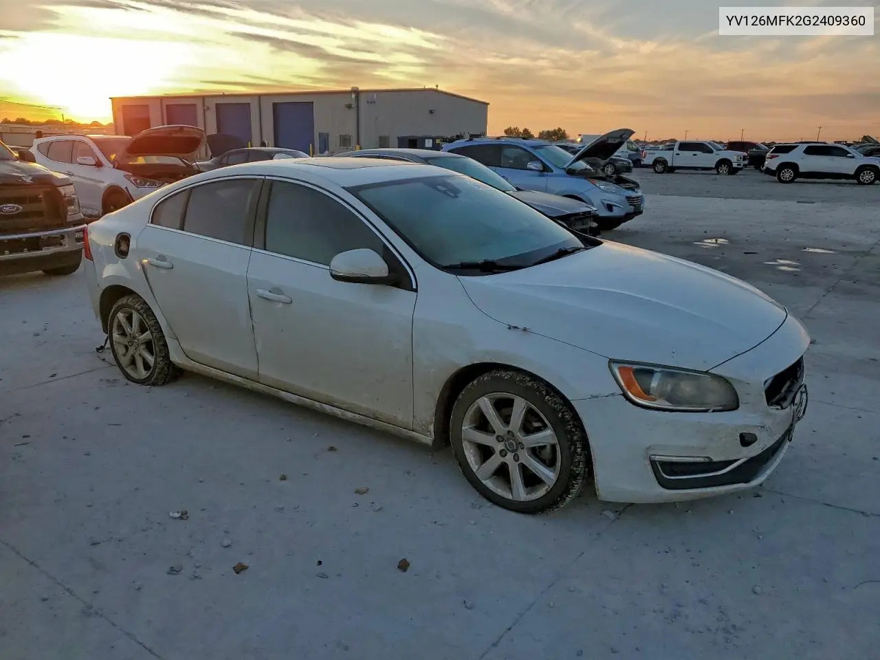 YV126MFK2G2409360 2016 Volvo S60 Premier