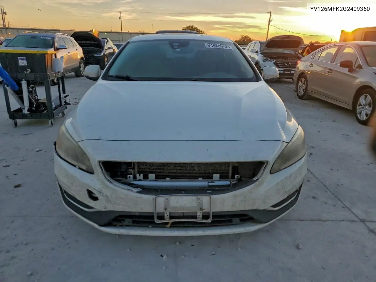 YV126MFK2G2409360 2016 Volvo S60 Premier