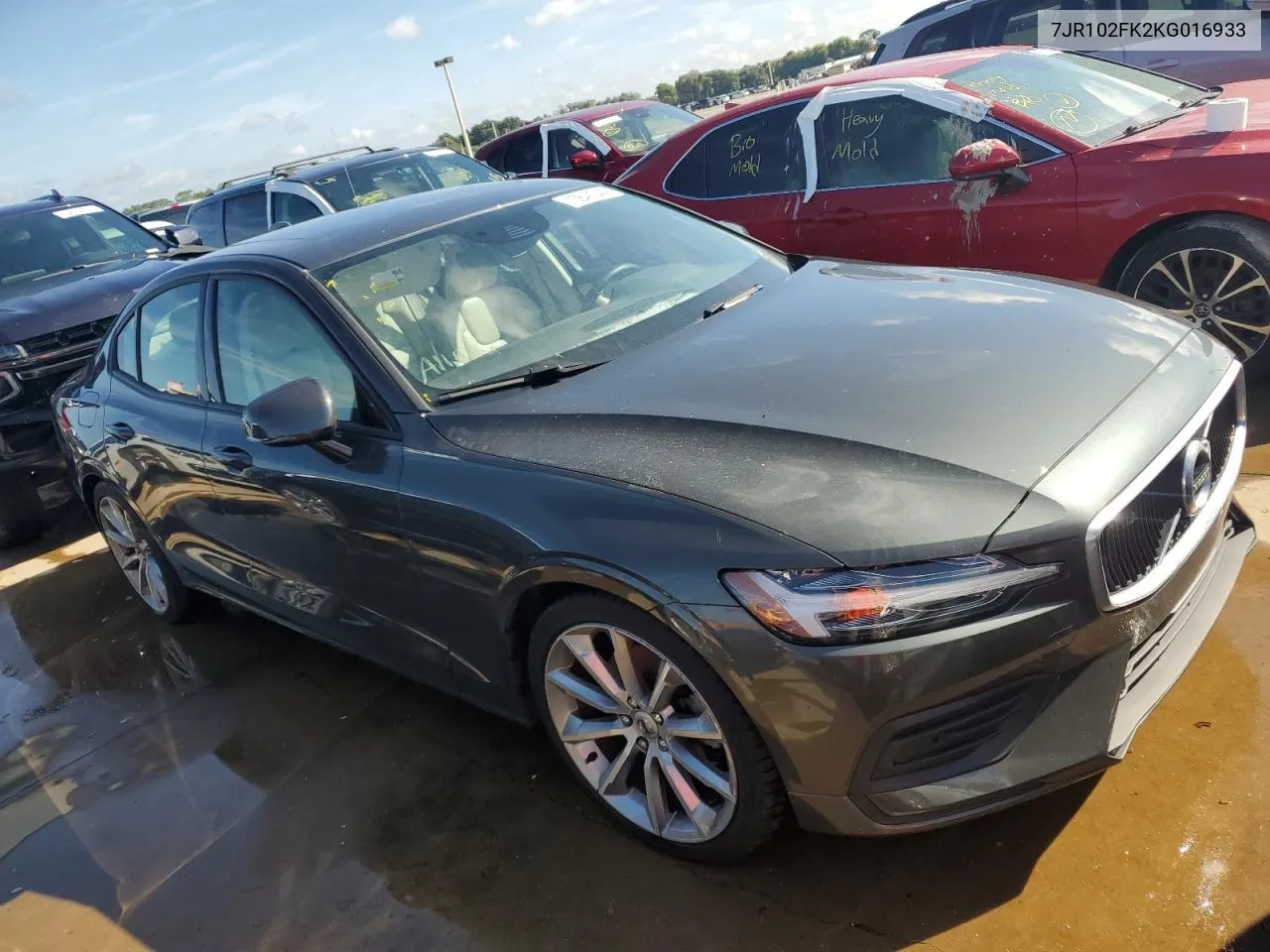 7JR102FK2KG016933 2019 Volvo S60 T5 Momentum