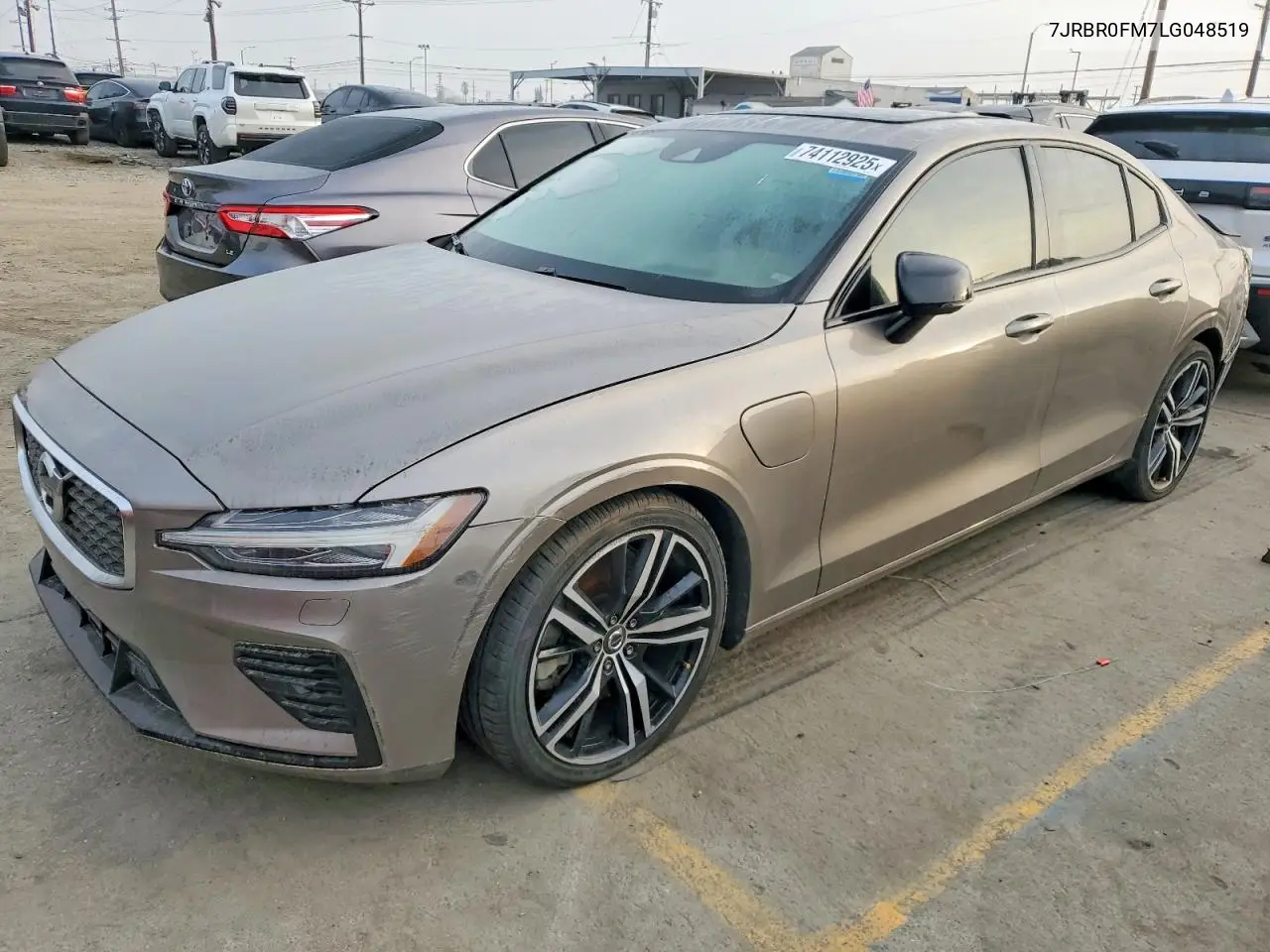 2020 Volvo S60 T8 R-Design VIN: 7JRBR0FM7LG048519 Lot: 74112925