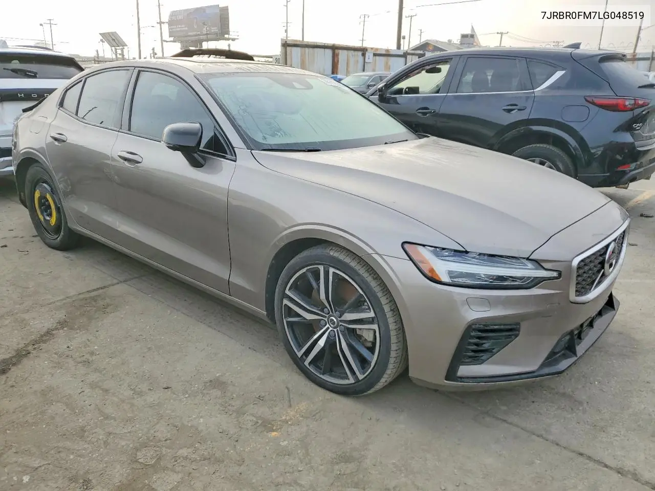 2020 Volvo S60 T8 R-Design VIN: 7JRBR0FM7LG048519 Lot: 74112925