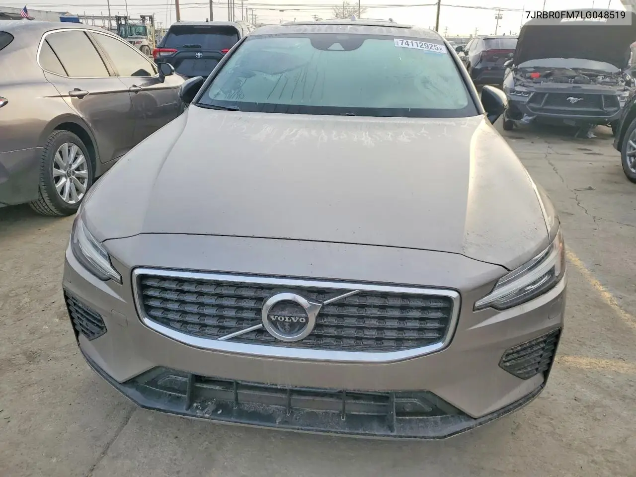 2020 Volvo S60 T8 R-Design VIN: 7JRBR0FM7LG048519 Lot: 74112925