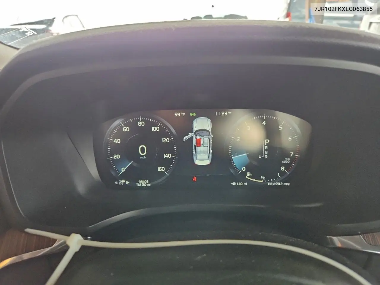 7JR102FKXLG063855 2020 Volvo S60 T5 Momentum