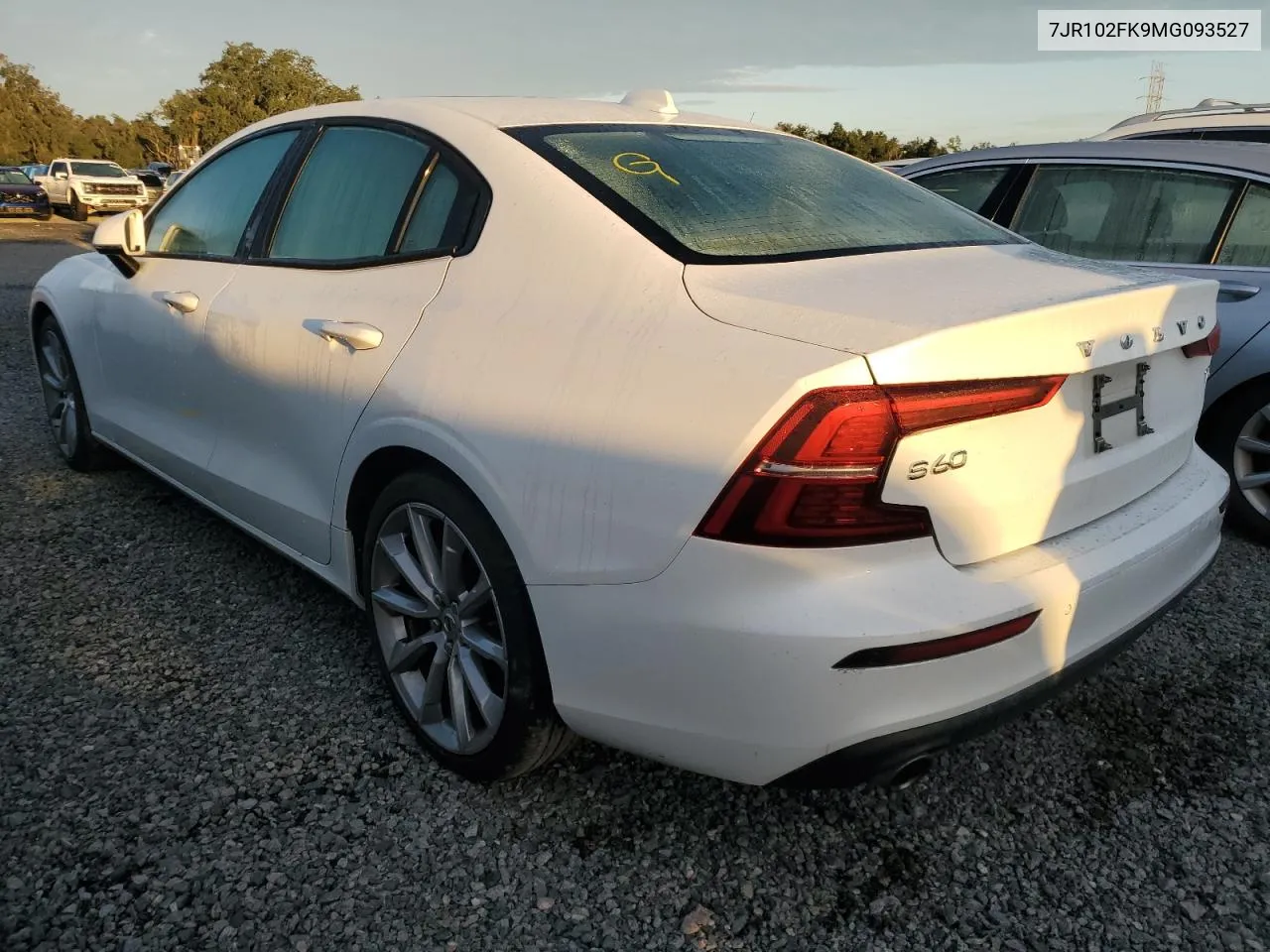 2021 Volvo S60 T5 Momentum VIN: 7JR102FK9MG093527 Lot: 74241684