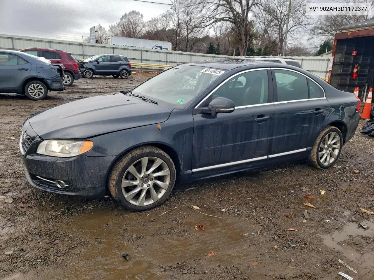 YV1902AH3D1172377 2013 Volvo S80 T6