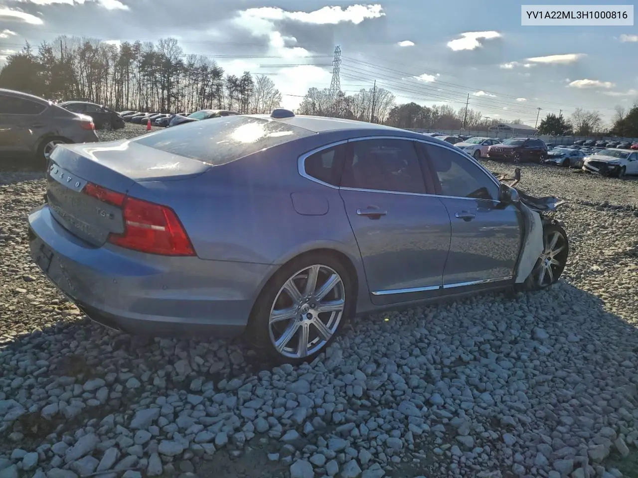 YV1A22ML3H1000816 2017 Volvo S90 T6 Inscription