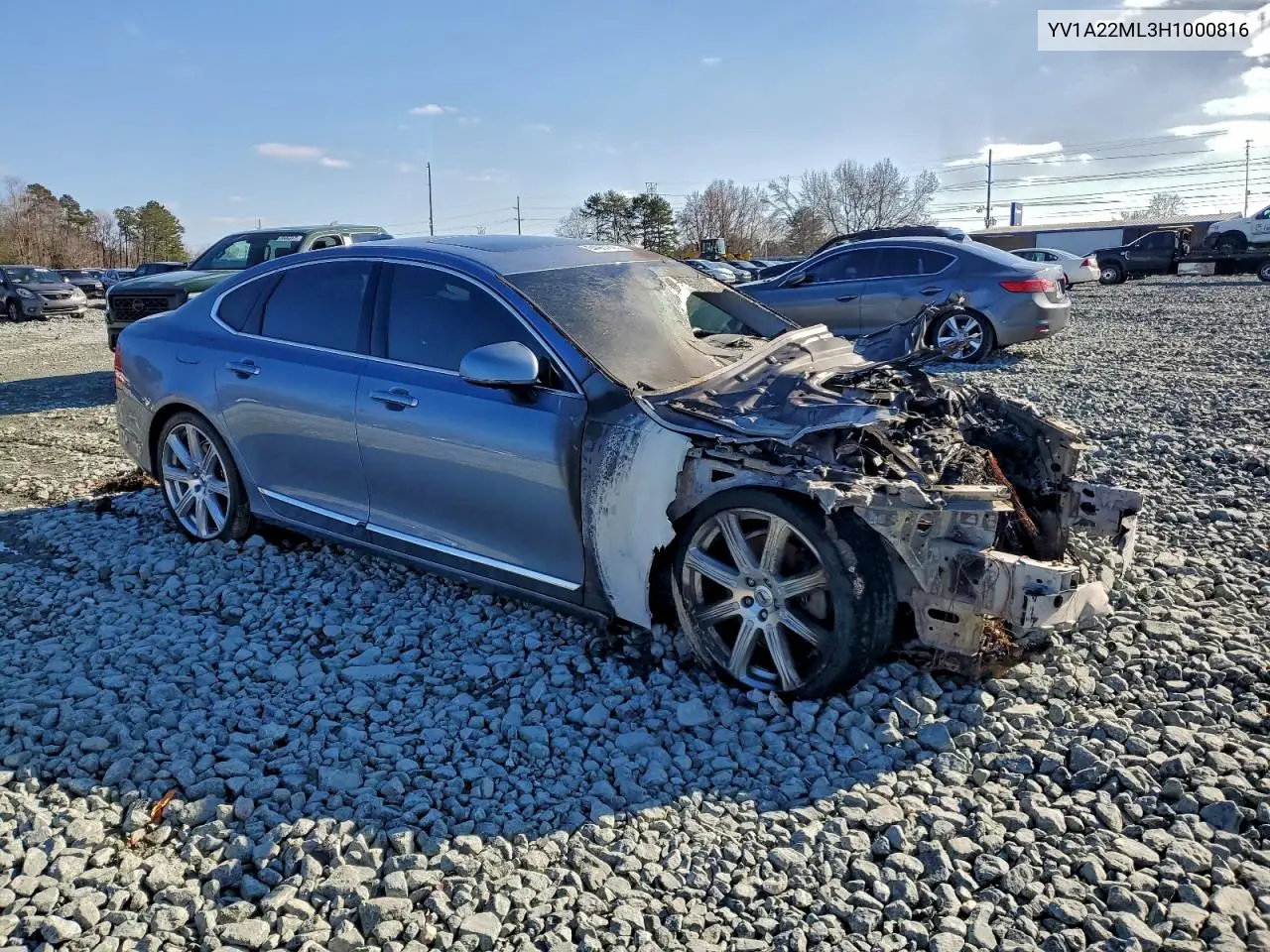 YV1A22ML3H1000816 2017 Volvo S90 T6 Inscription
