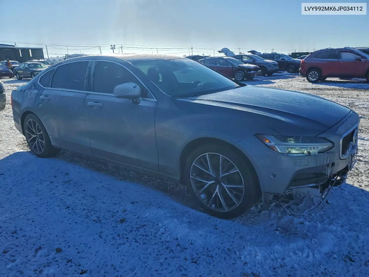 LVY992MK6JP034112 2018 Volvo S90 T6 Momentum