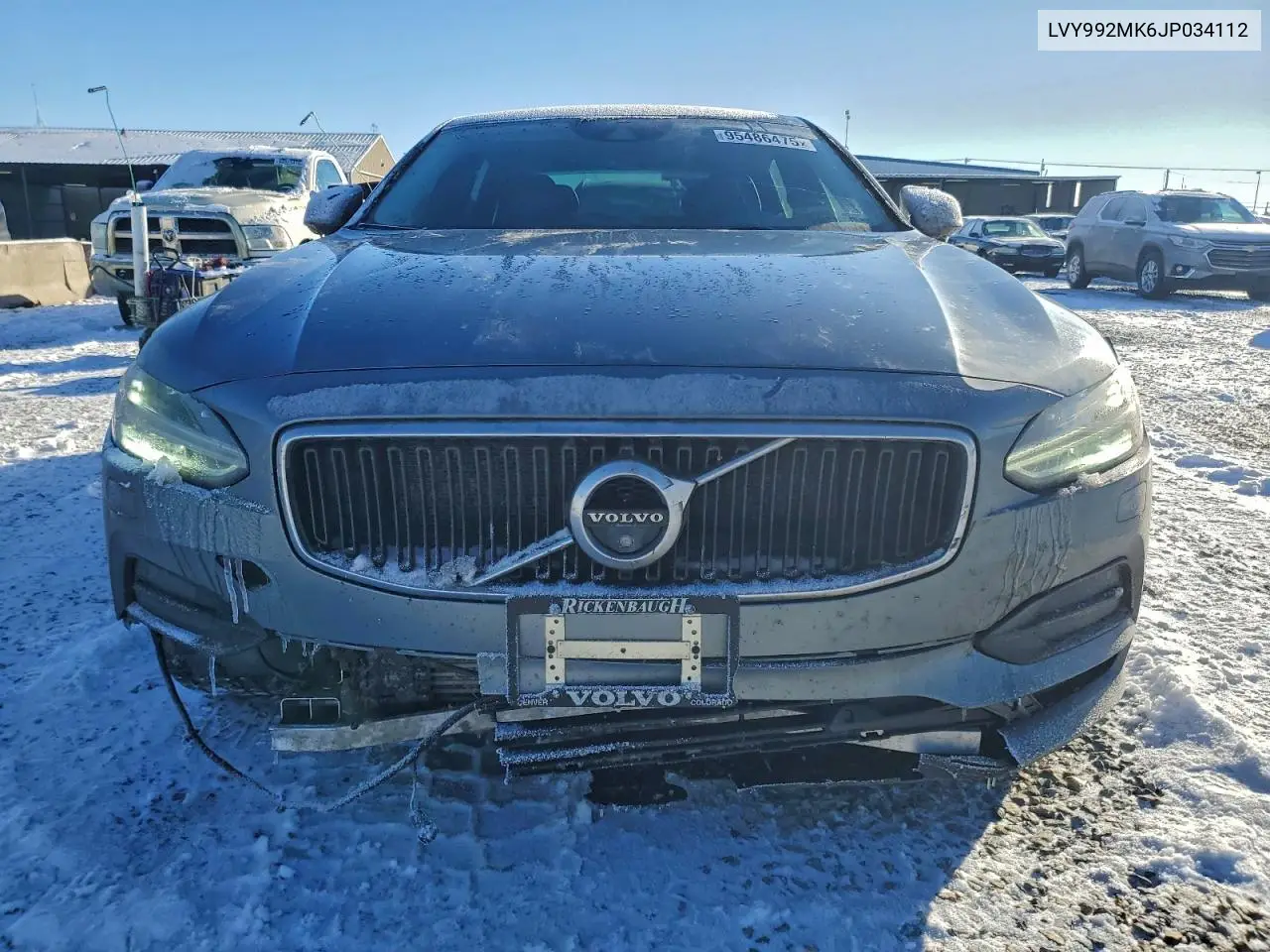 LVY992MK6JP034112 2018 Volvo S90 T6 Momentum