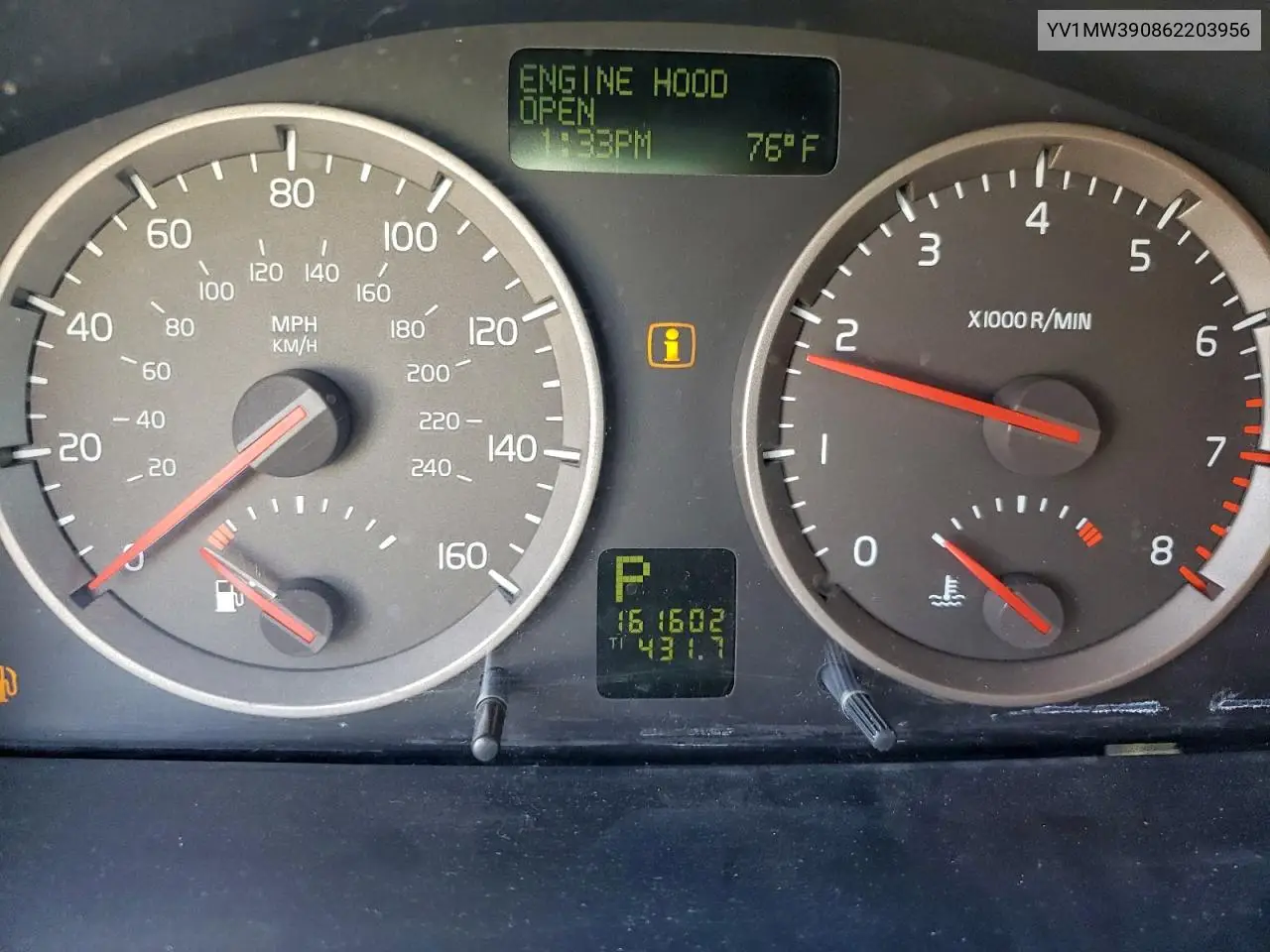 YV1MW390862203956 2006 Volvo V50 2.4I