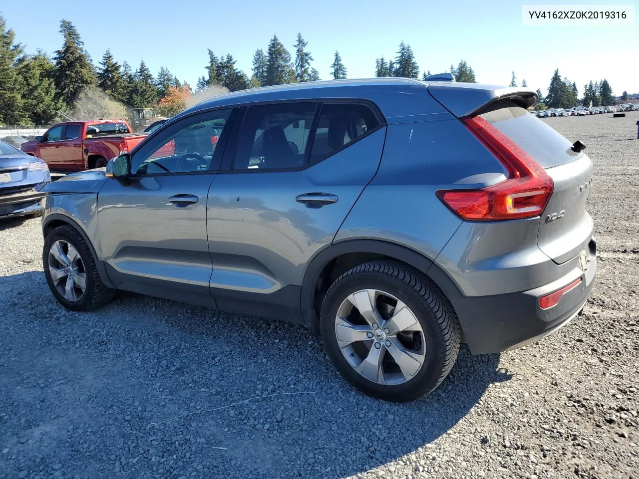 YV4162XZ0K2019316 2019 Volvo Xc40 T5 Momentum