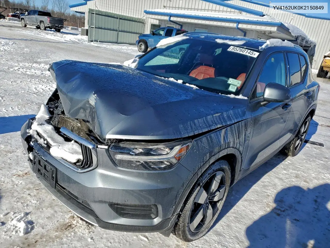 YV4162UK0K2150849 2019 Volvo Xc40 T5 Momentum