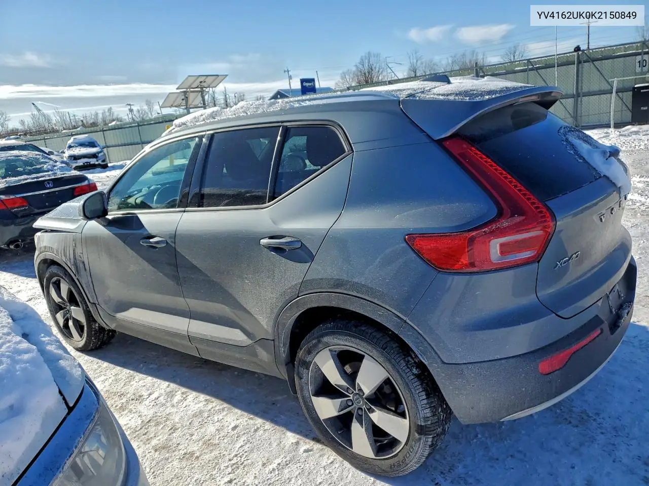 YV4162UK0K2150849 2019 Volvo Xc40 T5 Momentum