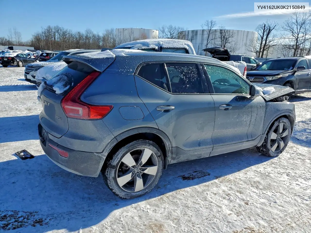 YV4162UK0K2150849 2019 Volvo Xc40 T5 Momentum