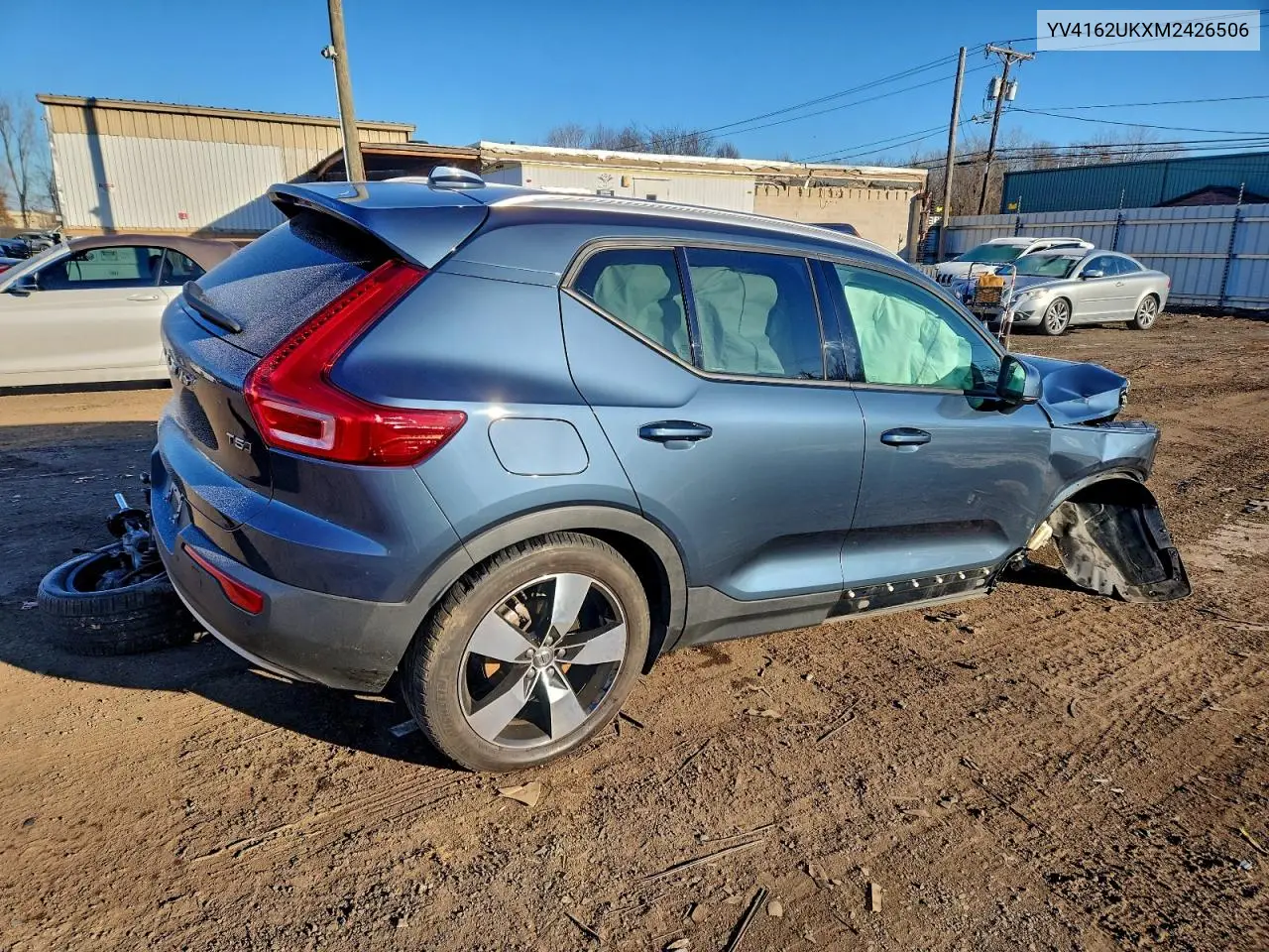 YV4162UKXM2426506 2021 Volvo Xc40 T5 Momentum