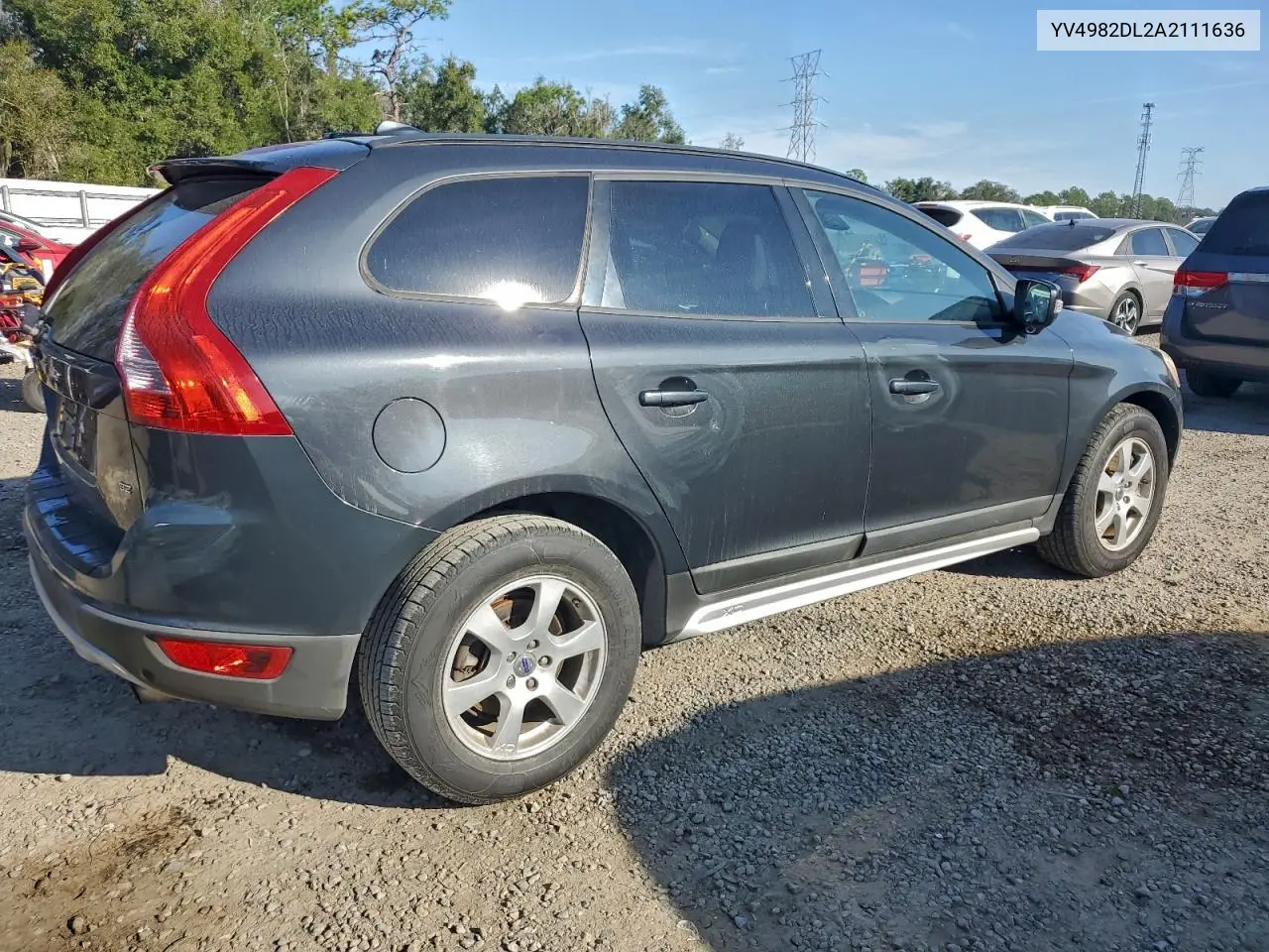 YV4982DL2A2111636 2010 Volvo Xc60 3.2