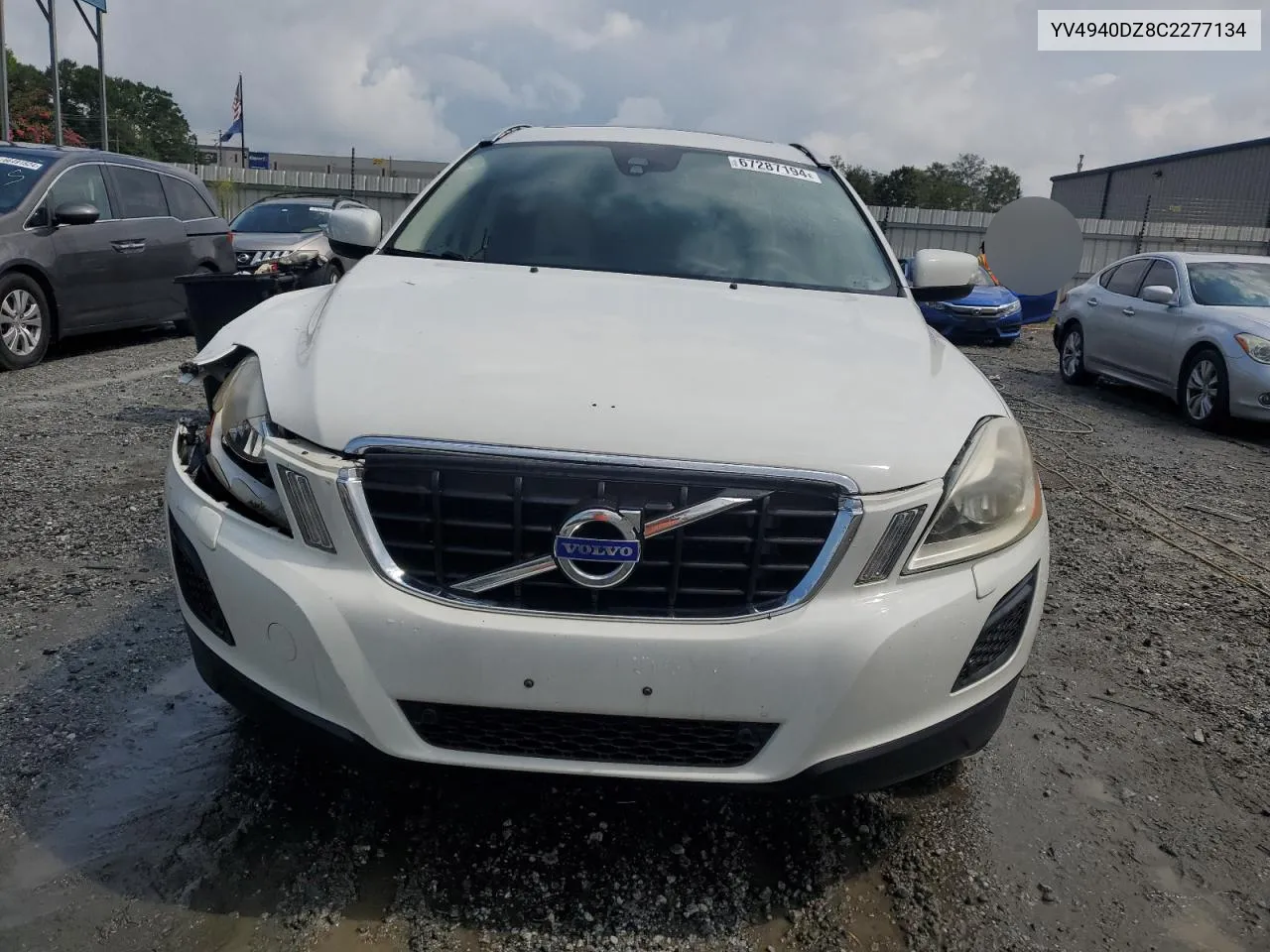 2012 Volvo Xc60 3.2 VIN: YV4940DZ8C2277134 Lot: 67287194