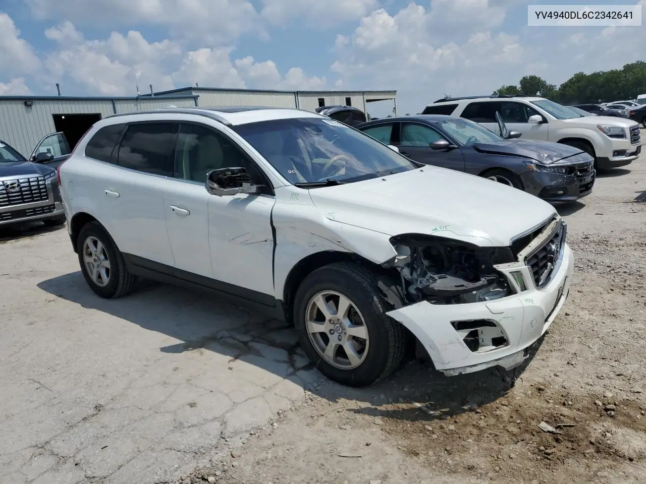 YV4940DL6C2342641 2012 Volvo Xc60 3.2