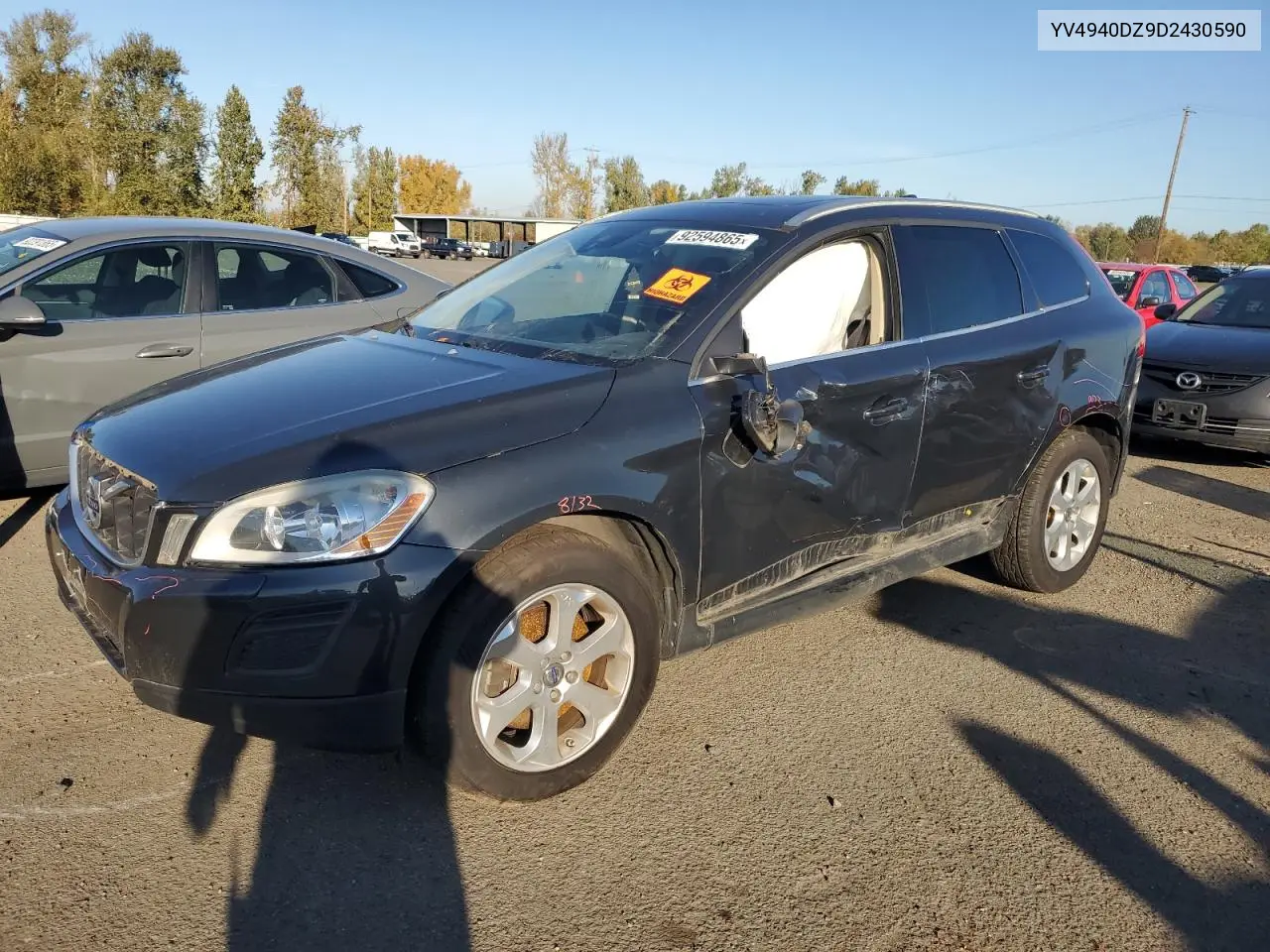 YV4940DZ9D2430590 2013 Volvo Xc60 3.2